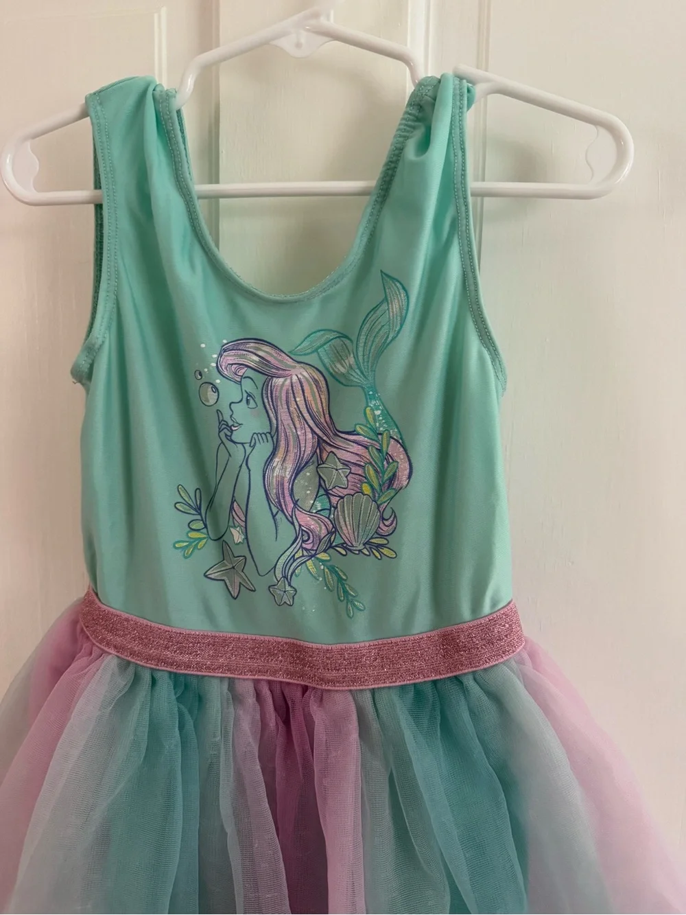 Disney Little Mermaid Tulle Dress Costume Dress Up Dress